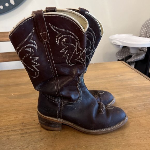 Lehigh Steel Toe Rubber Sole Men’s Boots ANSI Z41 PT83 MI/75 C/75 Size 6 1/2 - Picture 3 of 4